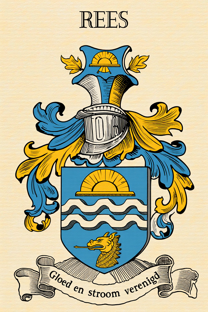 Familiewapen van de achternaam REES
