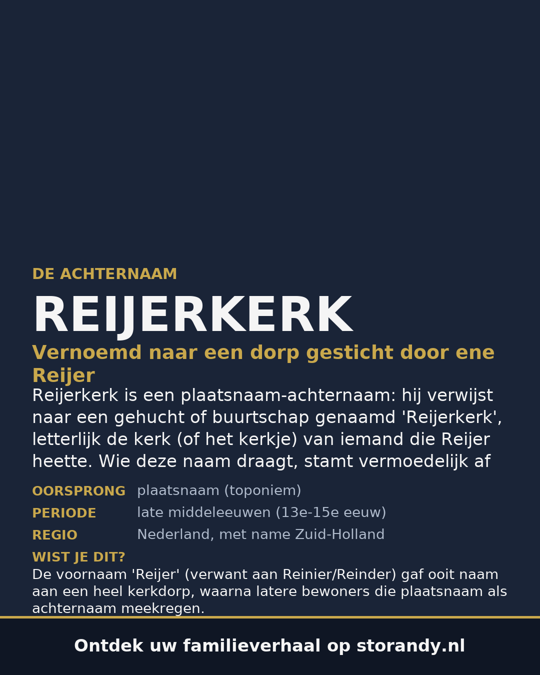 Familiewapen van de achternaam REIJERKERK