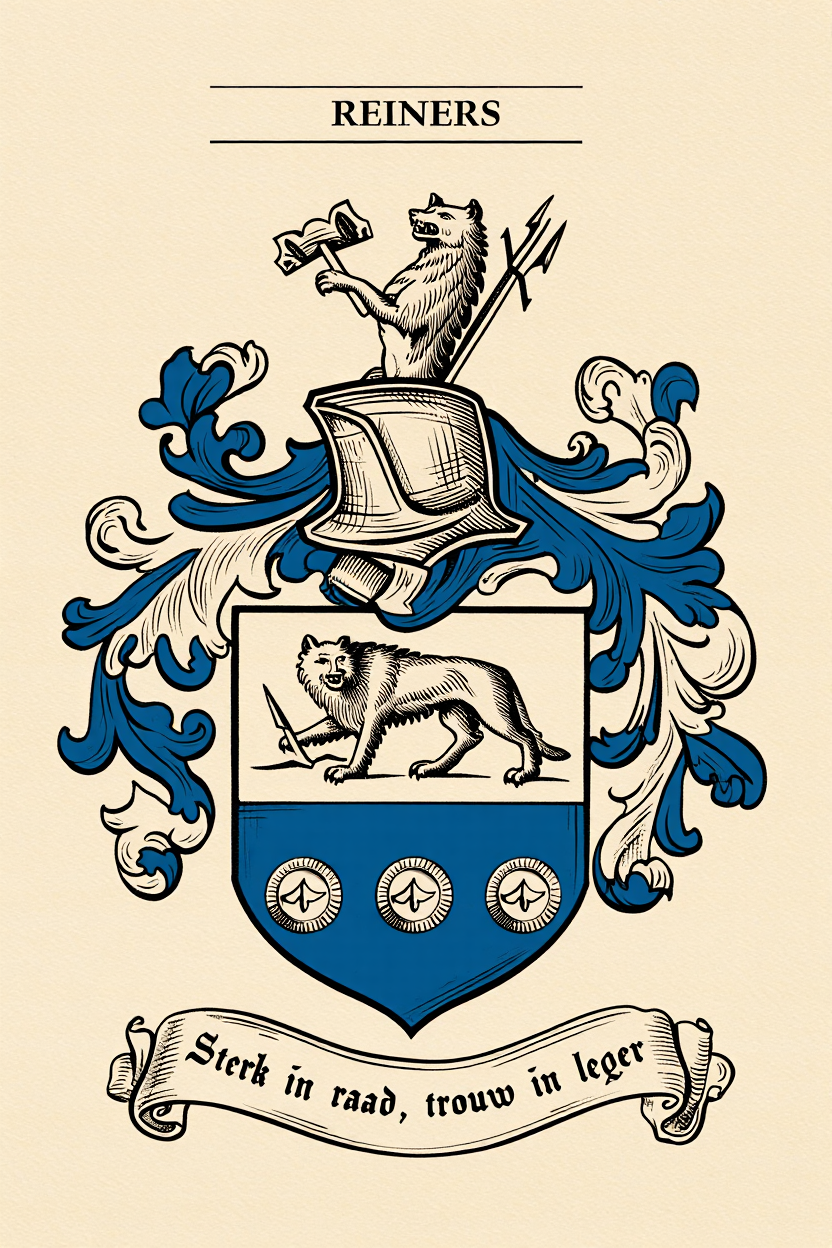 Familiewapen van de achternaam REINERS (vergrendeld)