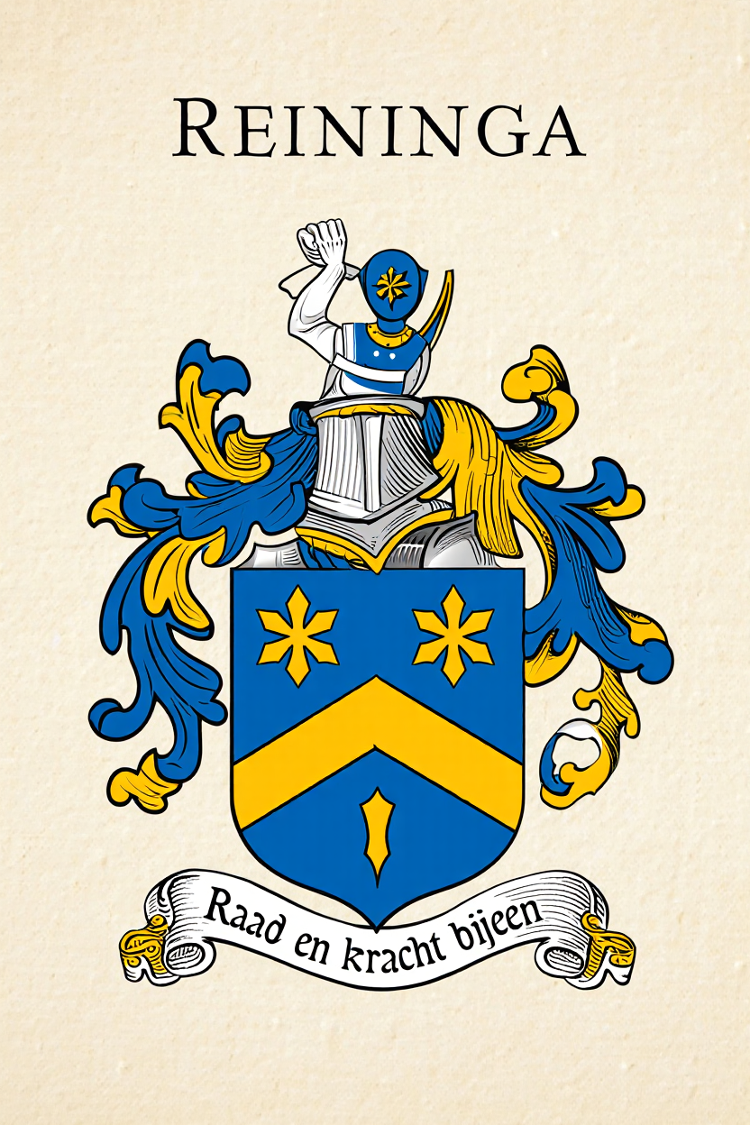 Familiewapen van de achternaam REININGA