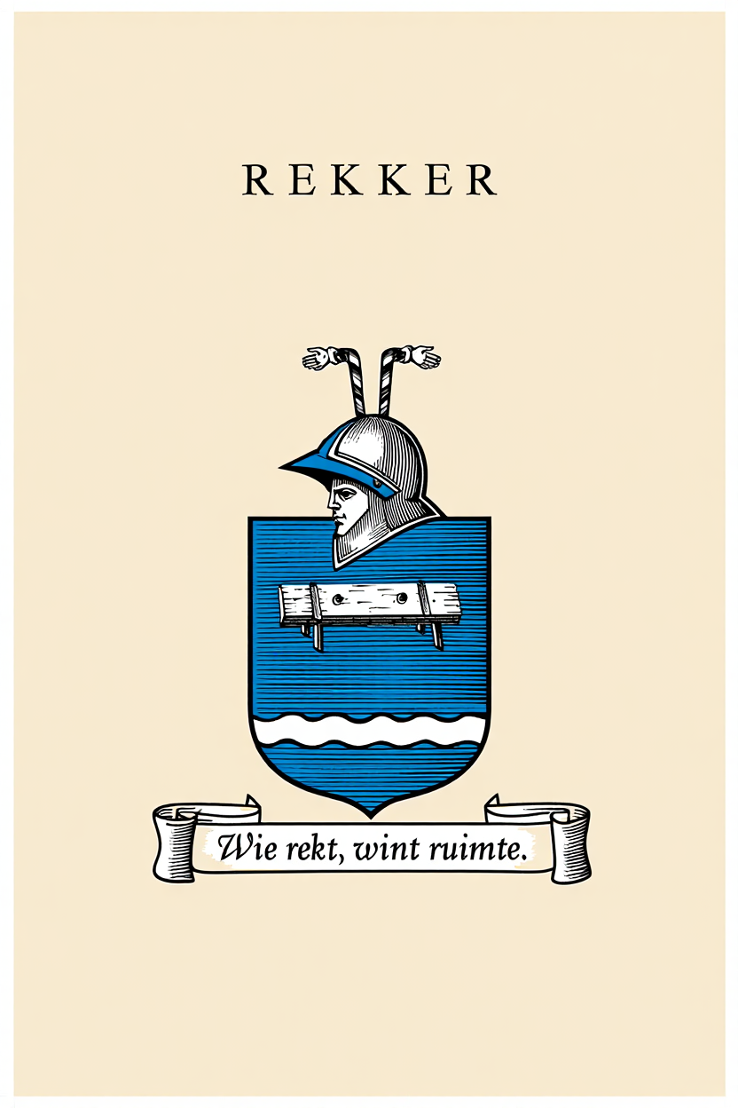 Familiewapen van de achternaam REKKER