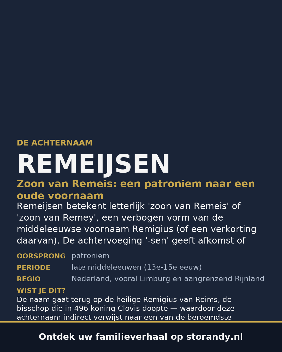 Familiewapen van de achternaam REMEIJSEN