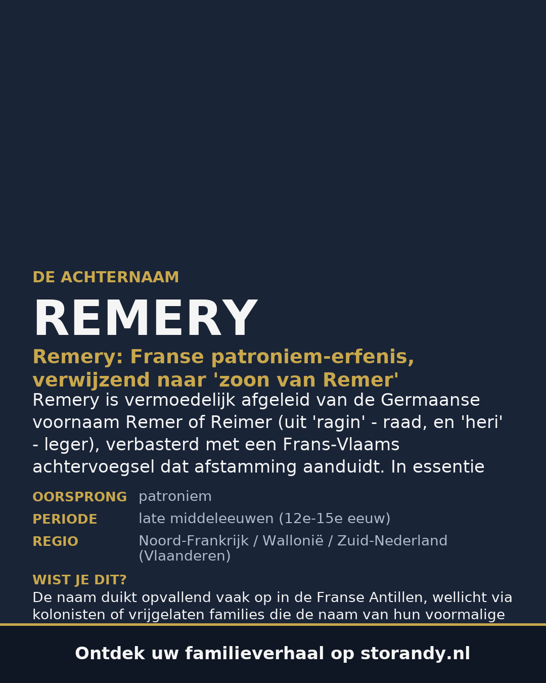 Familiewapen van de achternaam REMERY