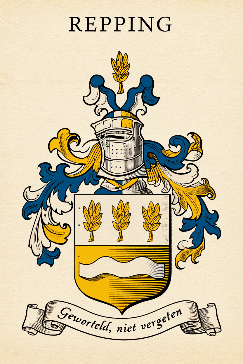 Familiewapen van de achternaam REPPING