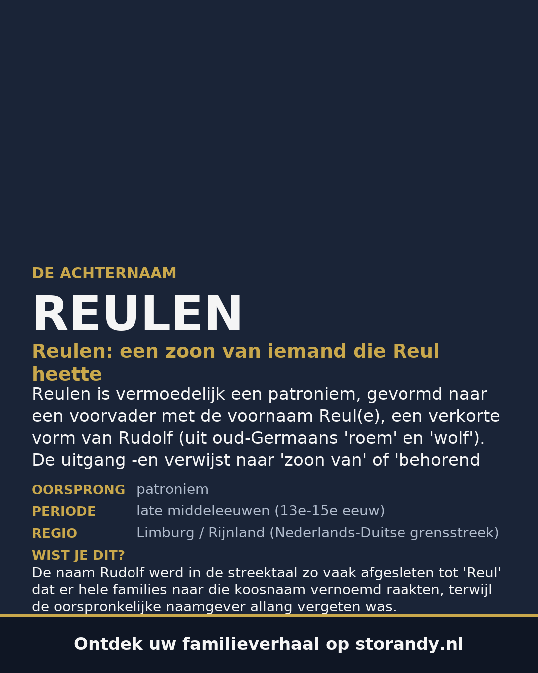 Familiewapen van de achternaam REULEN