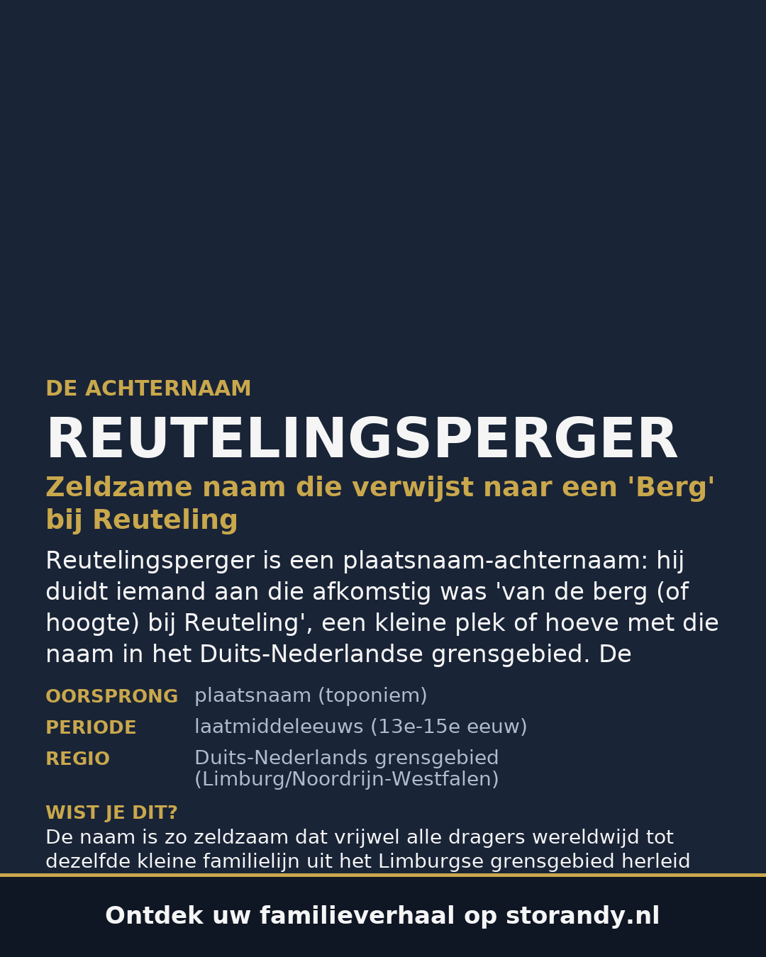 Familiewapen van de achternaam REUTELINGSPERGER