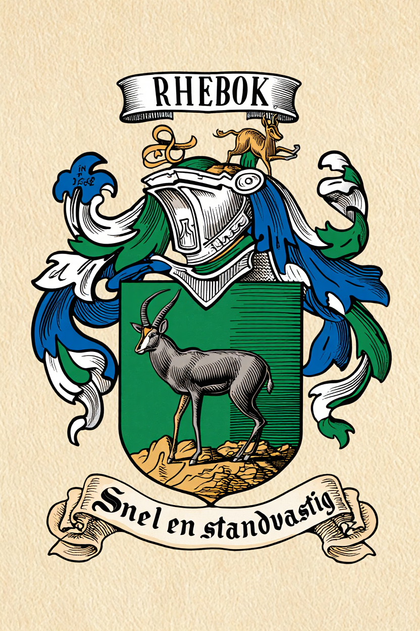 Familiewapen van de achternaam RHEBOK
