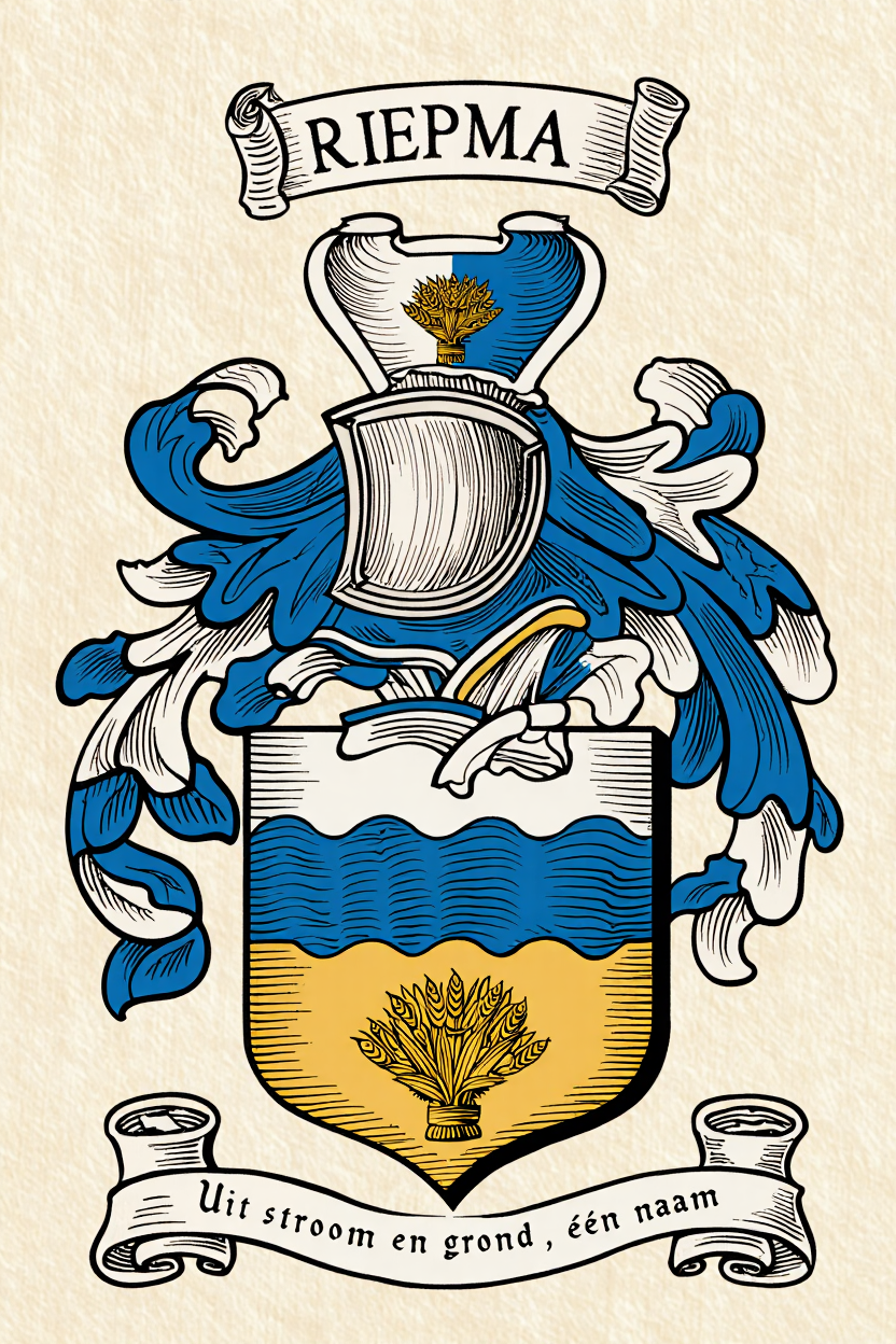 Familiewapen van de achternaam RIEPMA