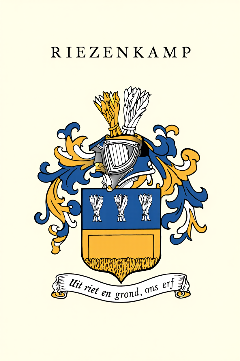 Familiewapen van de achternaam RIEZENKAMP