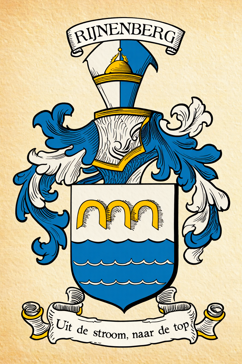 Familiewapen van de achternaam RIJNENBERG