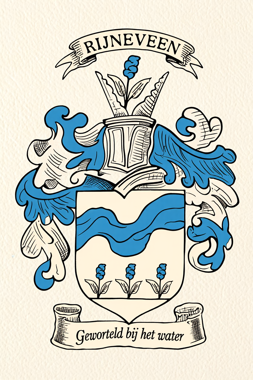 Familiewapen van de achternaam RIJNEVEEN