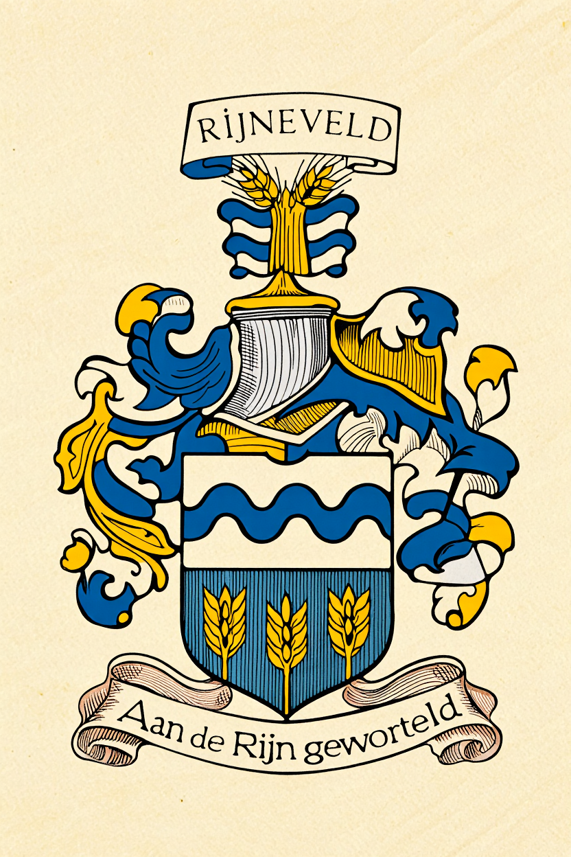 Familiewapen van de achternaam RIJNEVELD