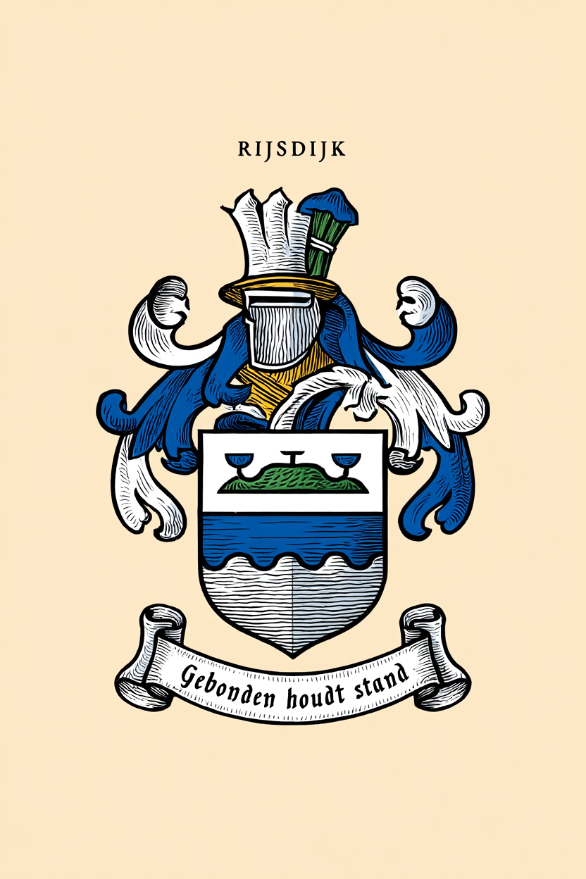 Familiewapen van de achternaam RIJSDIJK