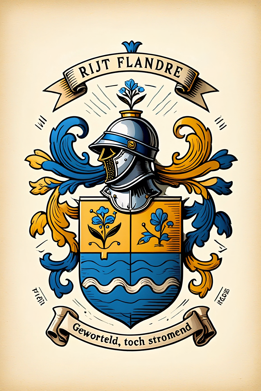 Familiewapen van de achternaam RIJT FLANDRE