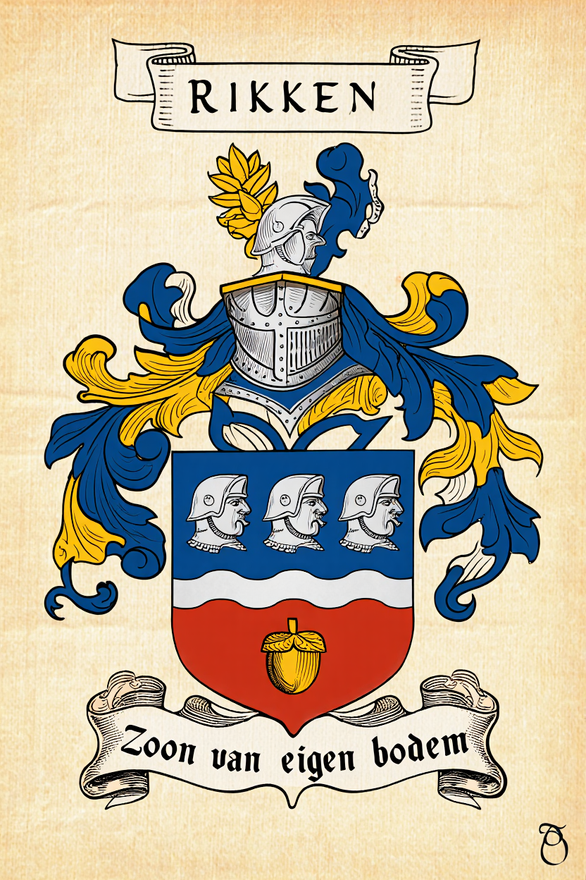 Familiewapen van de achternaam RIKKEN