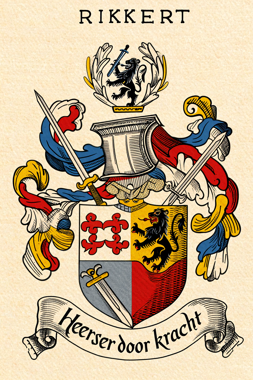 Familiewapen van de achternaam RIKKERT
