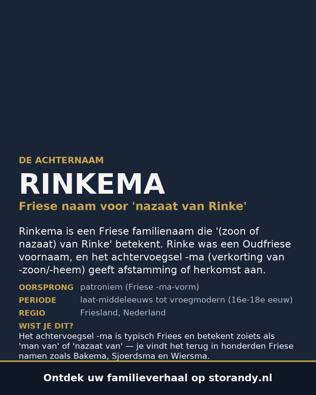 Familiewapen van de achternaam RINKEMA