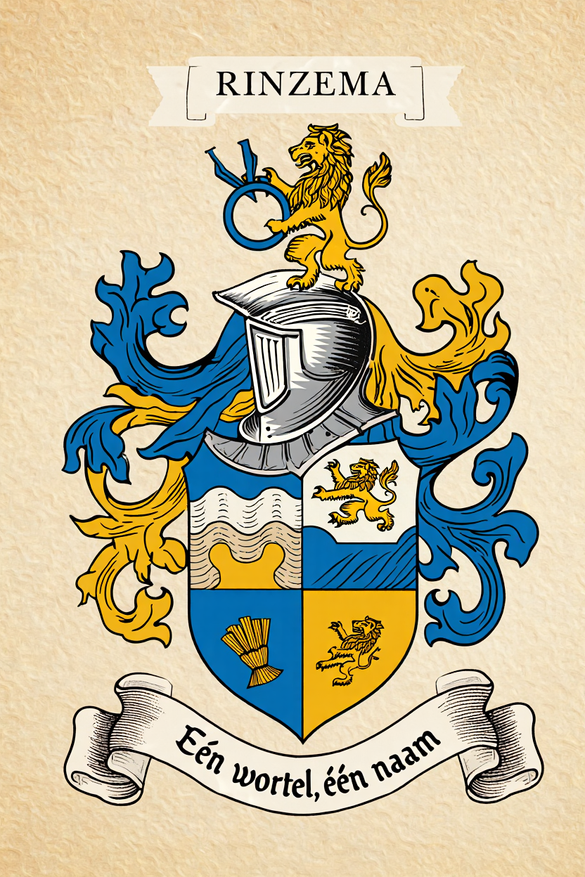 Familiewapen van de achternaam RINZEMA