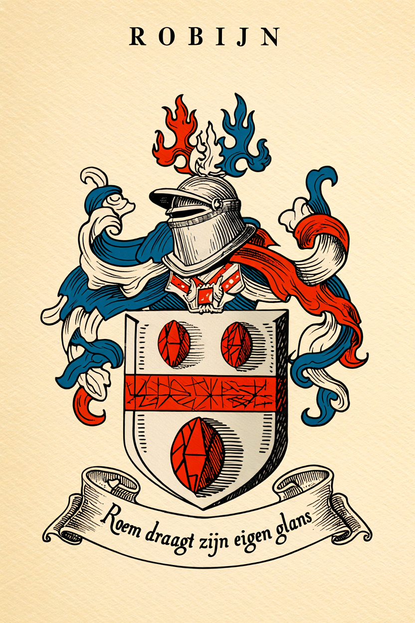 Familiewapen van de achternaam ROBIJN