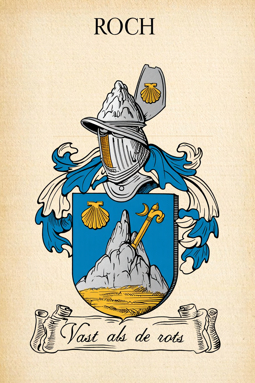 Familiewapen van de achternaam ROCH