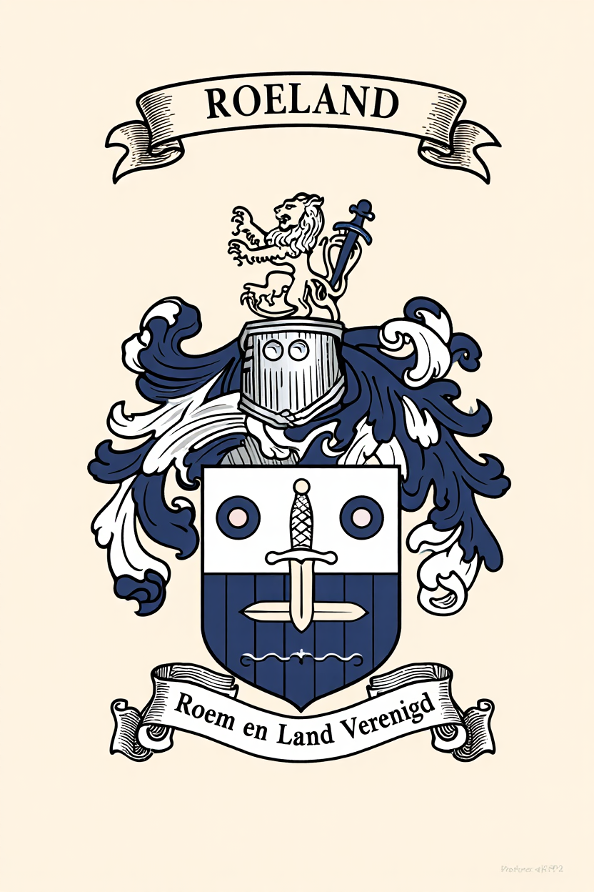 Familiewapen van de achternaam ROELAND