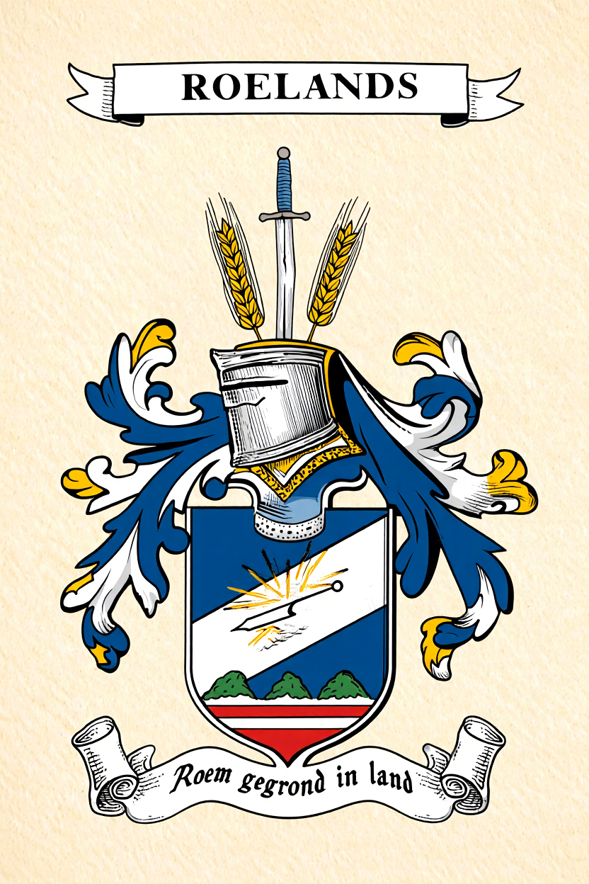 Familiewapen van de achternaam ROELANDS