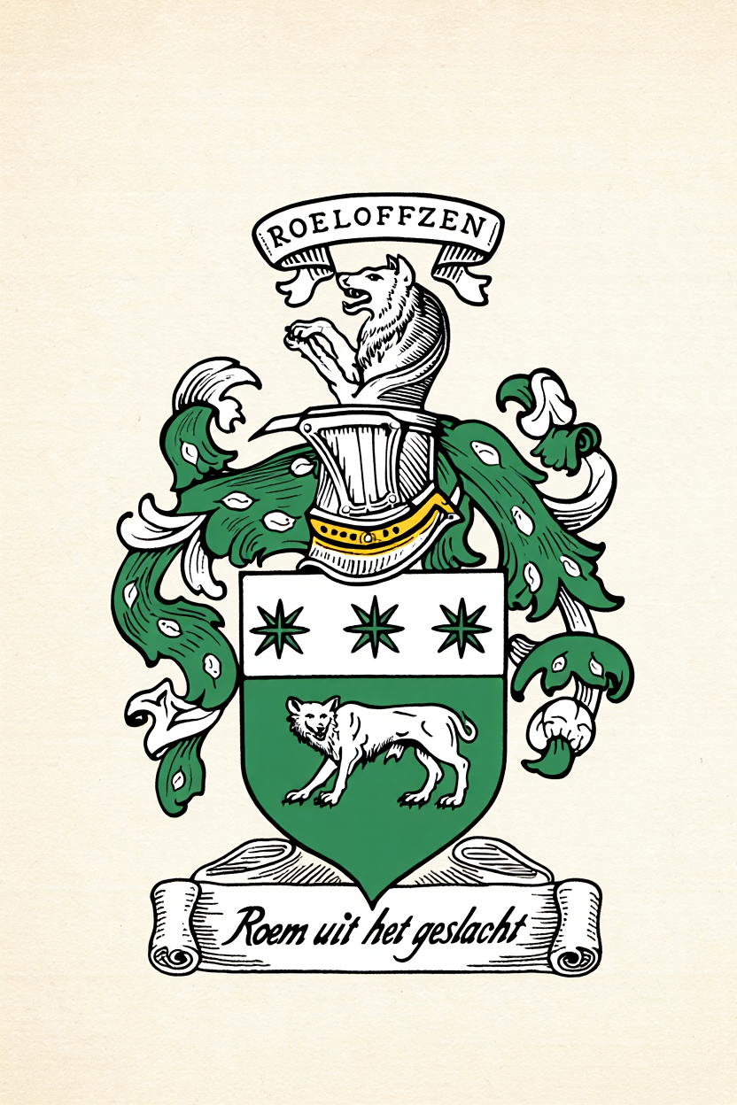 Familiewapen van de achternaam ROELOFFZEN