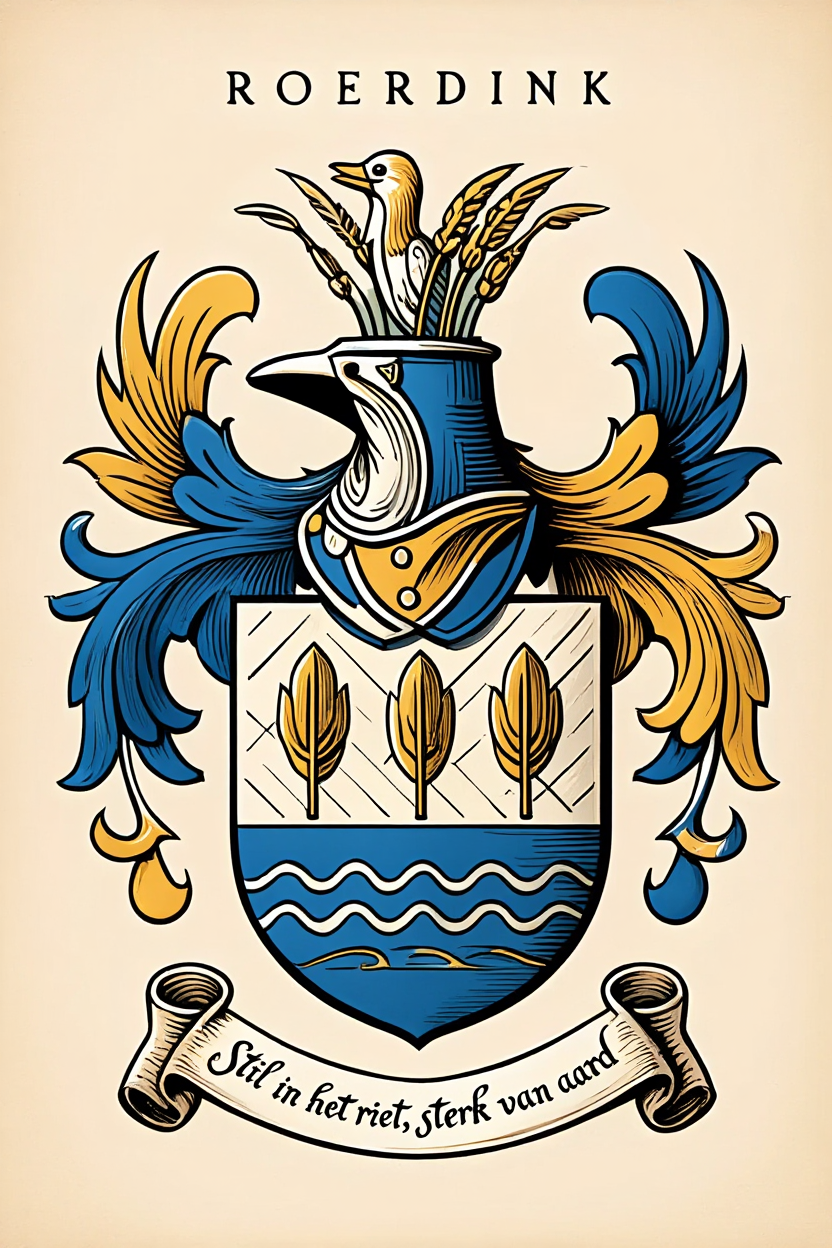 Familiewapen van de achternaam ROERDINK