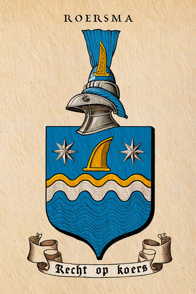 Familiewapen van de achternaam ROERSMA