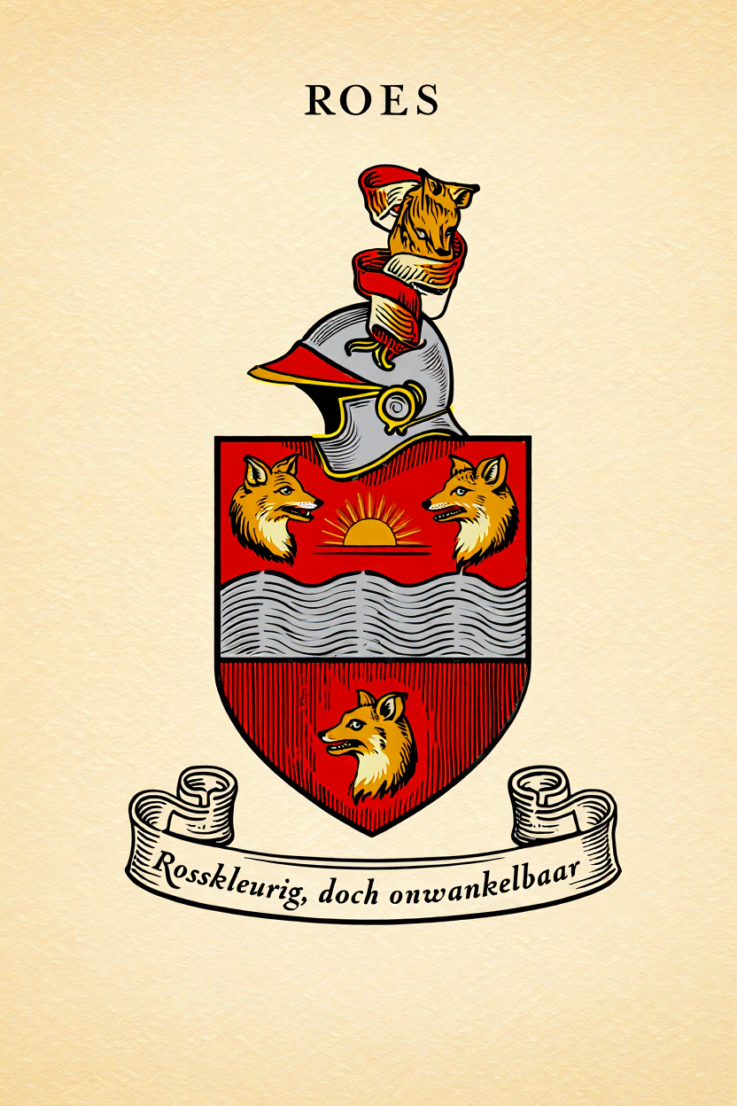 Familiewapen van de achternaam ROES