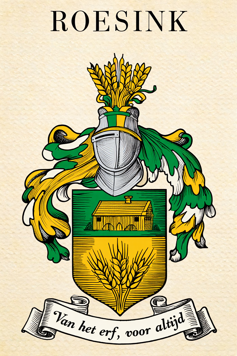 Familiewapen van de achternaam ROESINK