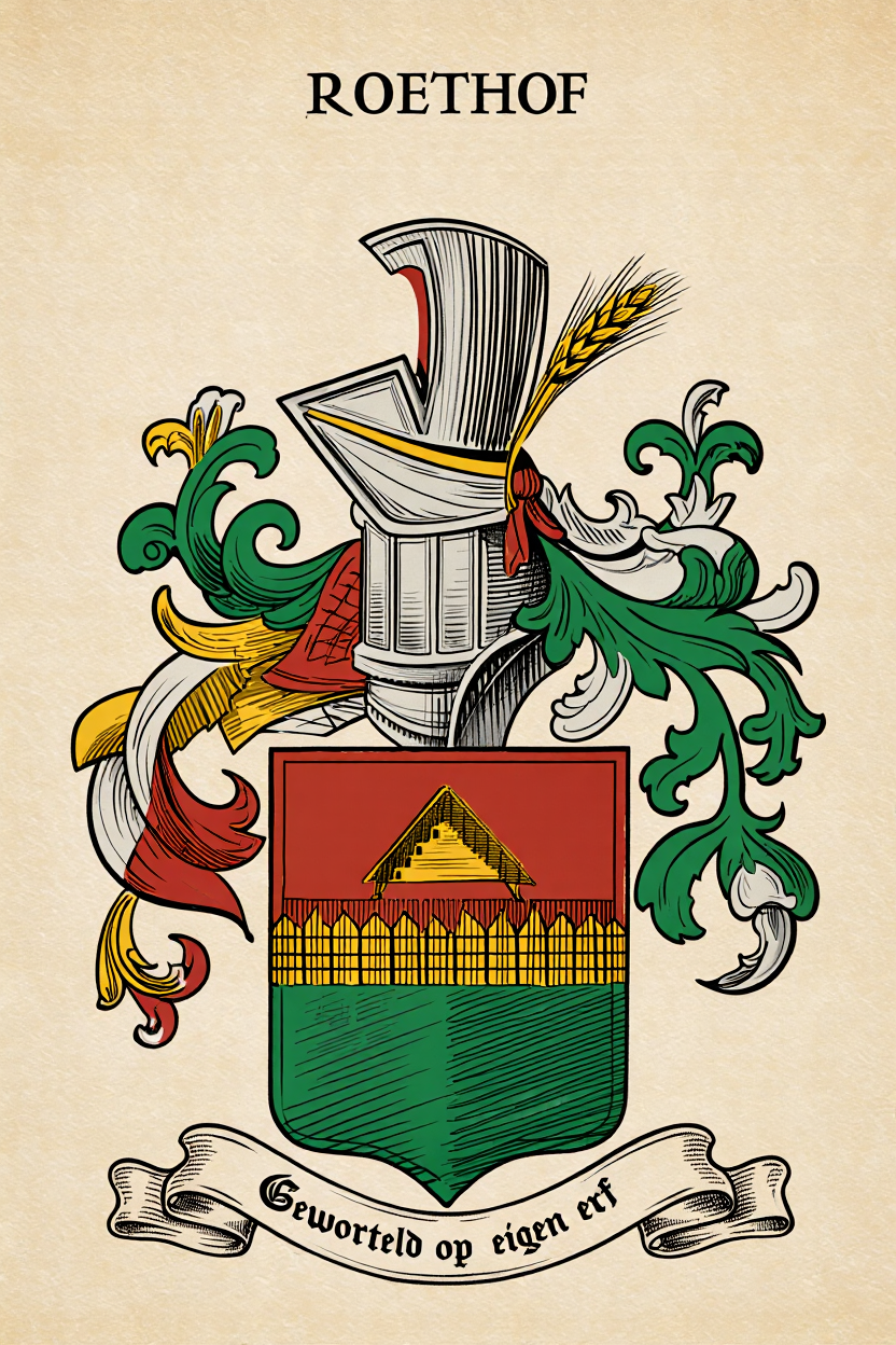 Familiewapen van de achternaam ROETHOF