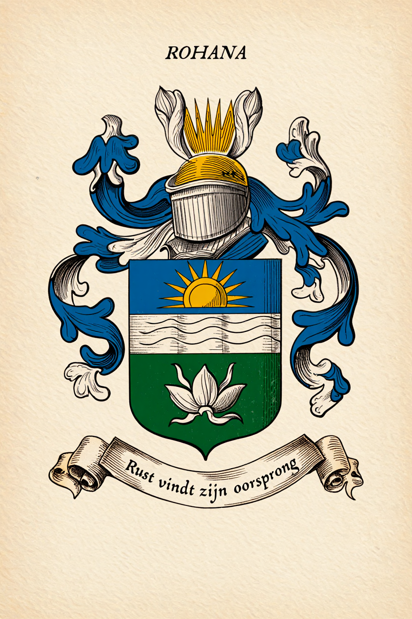 Familiewapen van de achternaam ROHANA
