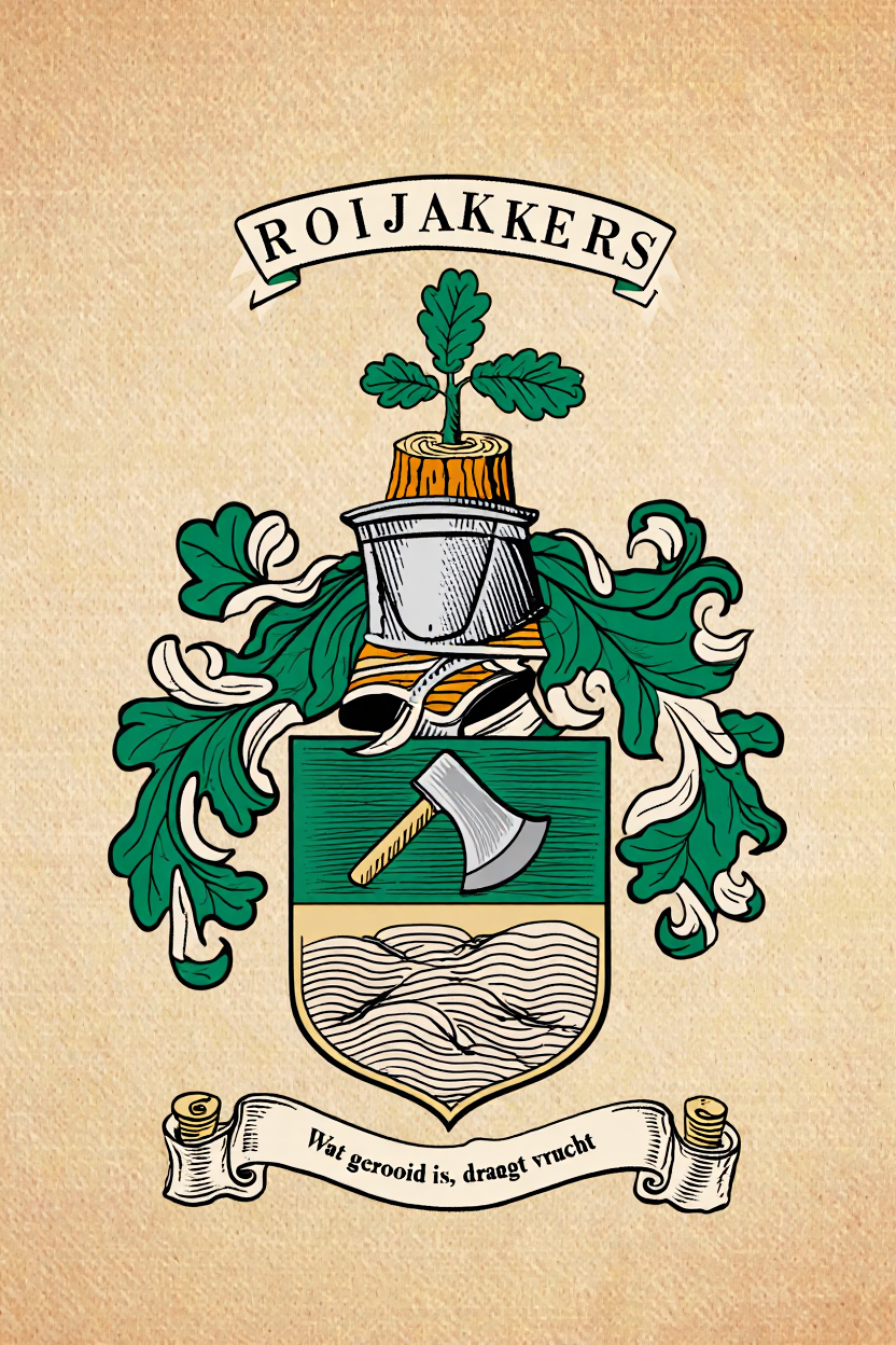 Familiewapen van de achternaam ROIJAKKERS
