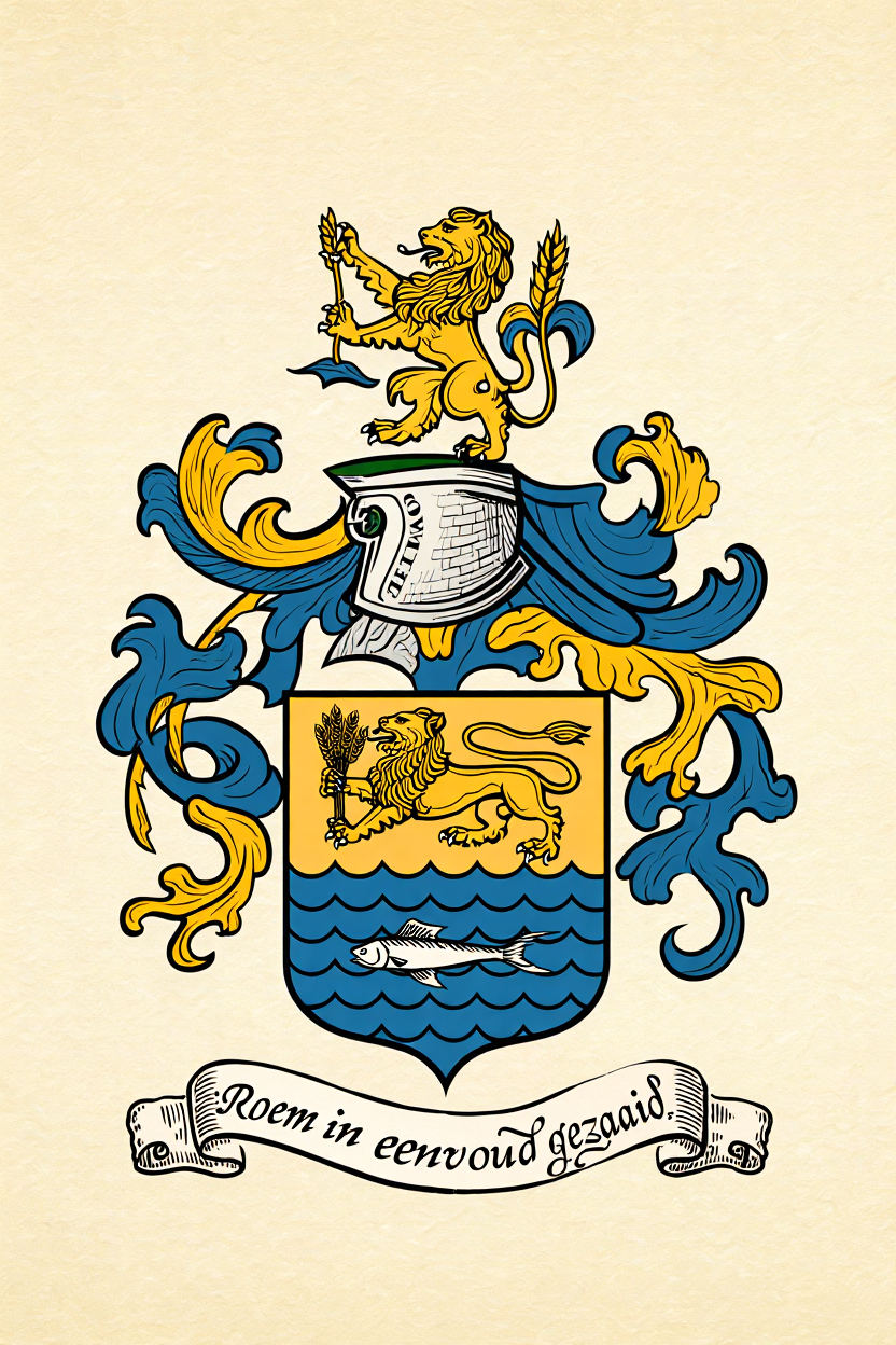 Familiewapen van de achternaam ROMMELSE (vergrendeld)