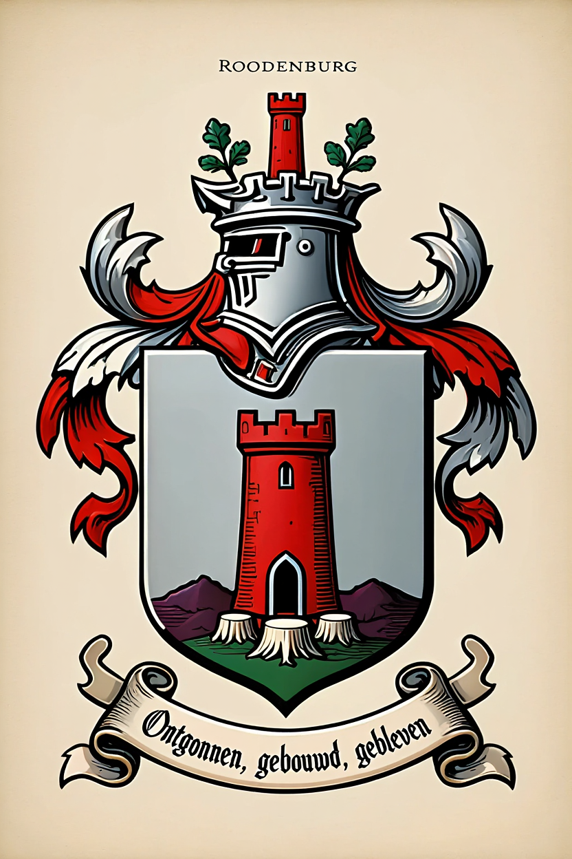 Familiewapen van de achternaam ROODENBURG