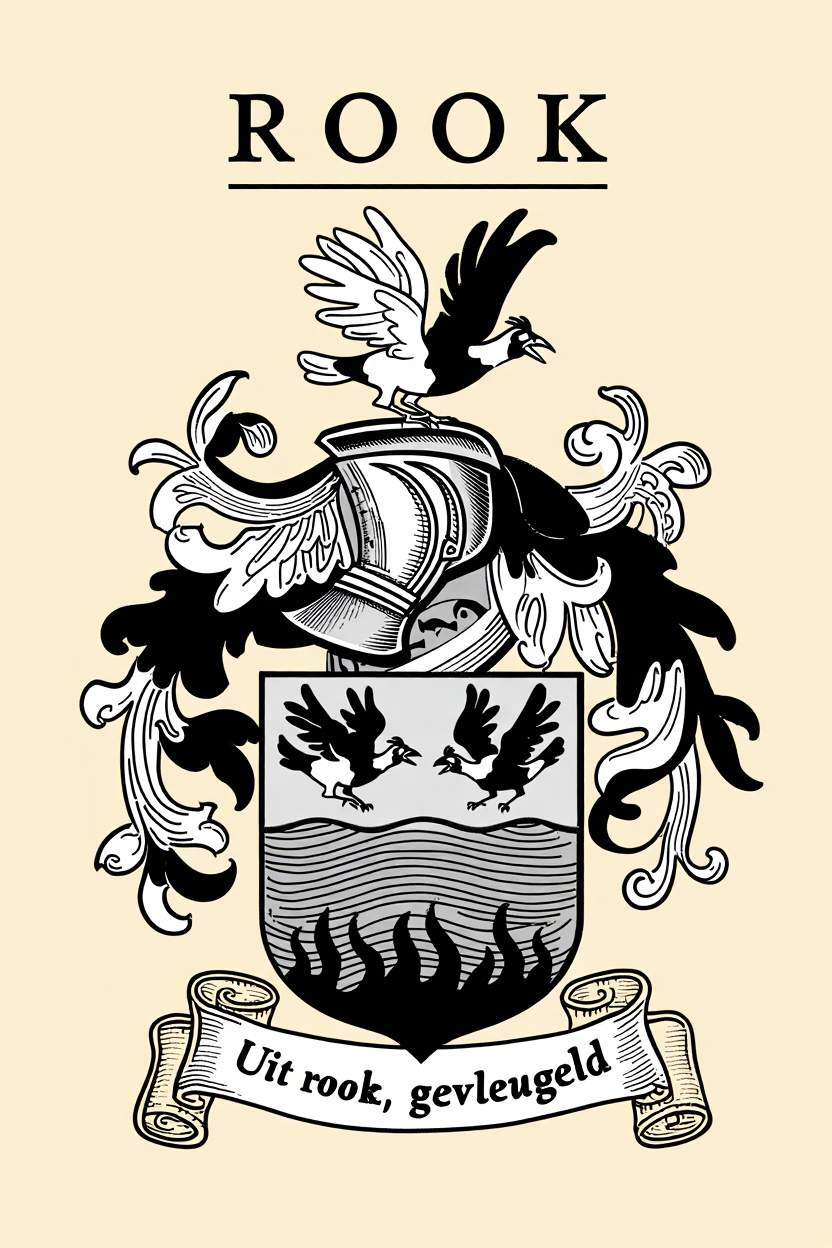 Familiewapen van de achternaam ROOK