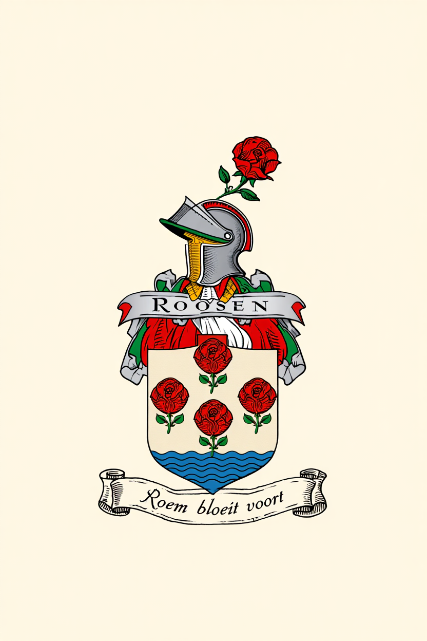 Familiewapen van de achternaam ROOSEN