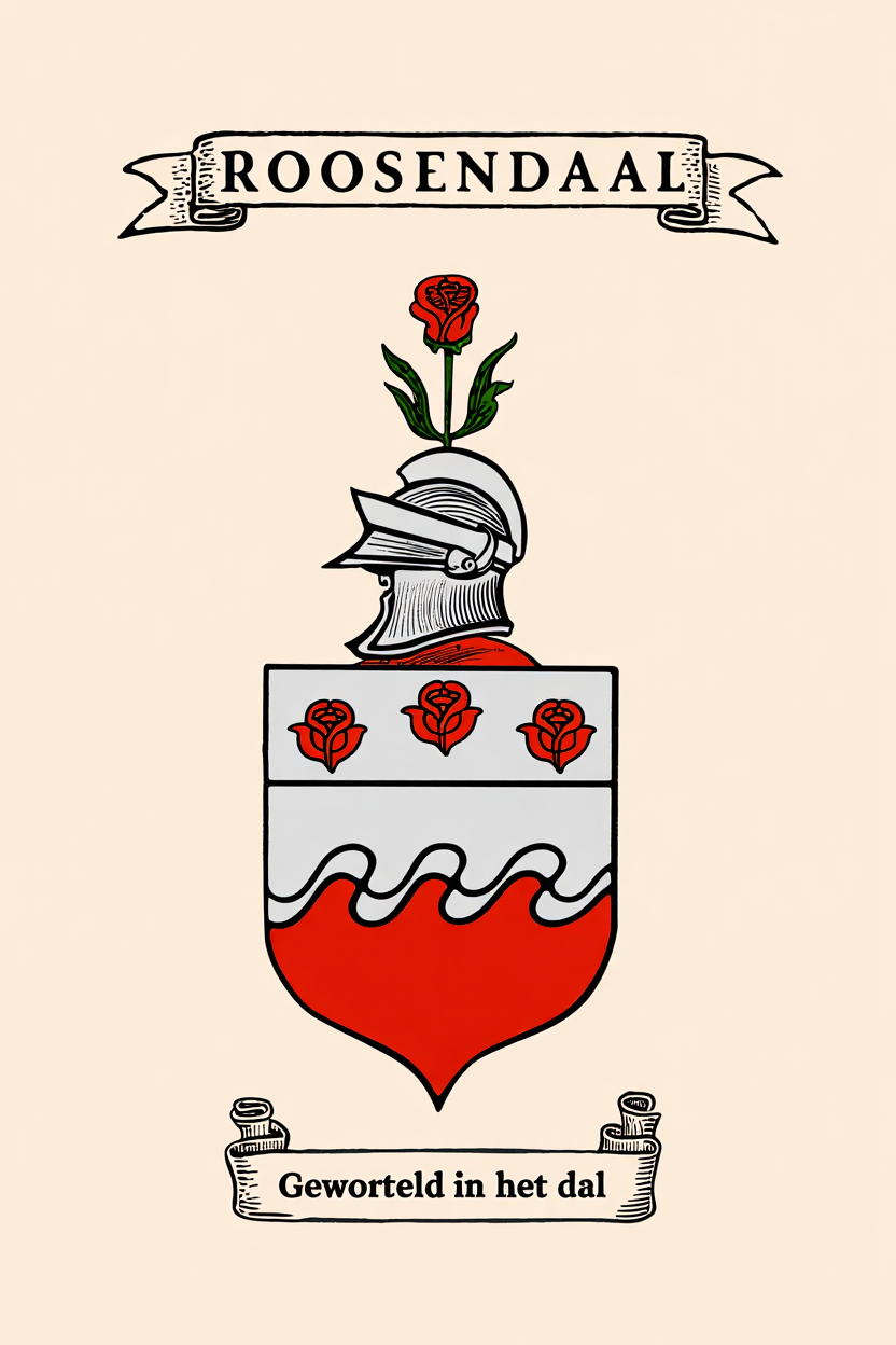 Familiewapen van de achternaam ROOSENDAAL
