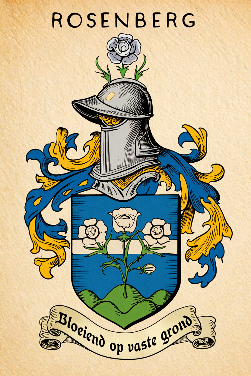 Familiewapen van de achternaam ROSENBERG
