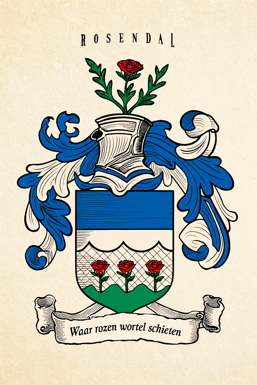 Familiewapen van de achternaam ROSENDAL