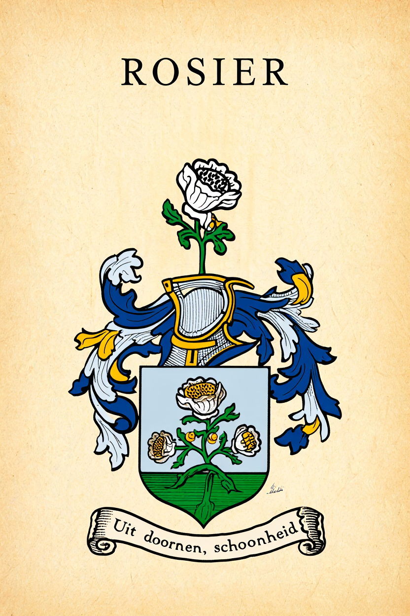 Familiewapen van de achternaam ROSIER