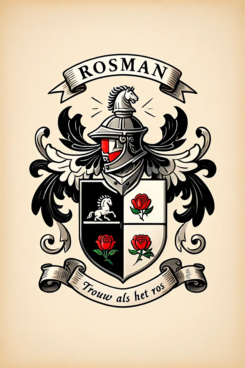 Familiewapen van de achternaam ROSMAN