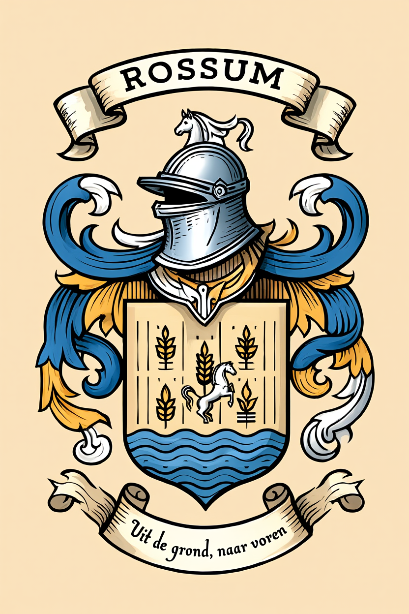 Familiewapen van de achternaam ROSSUM