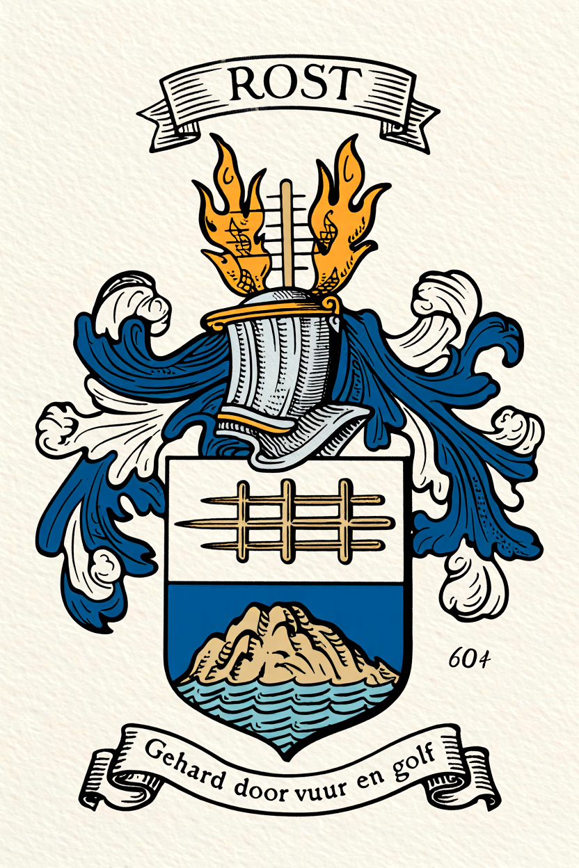 Familiewapen van de achternaam ROST