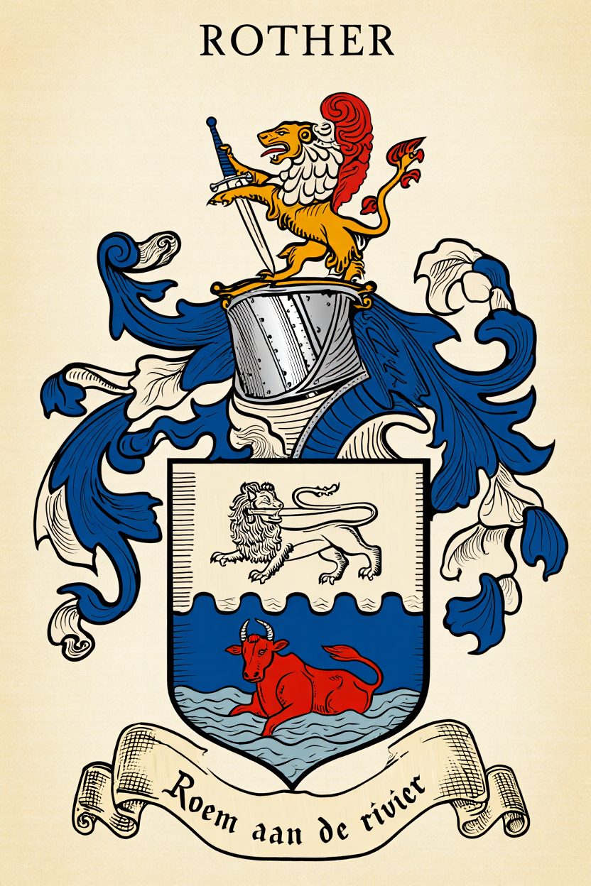 Familiewapen van de achternaam ROTHER