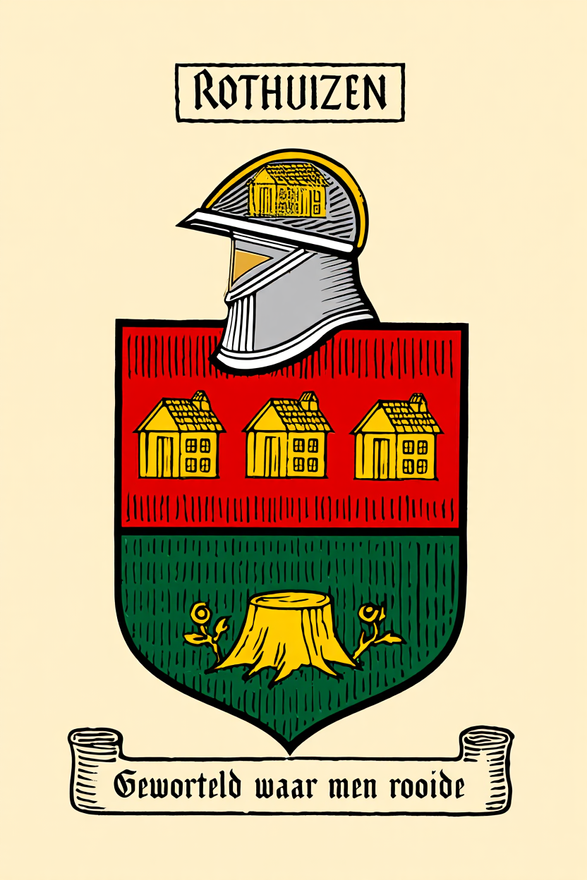 Familiewapen van de achternaam ROTHUIZEN
