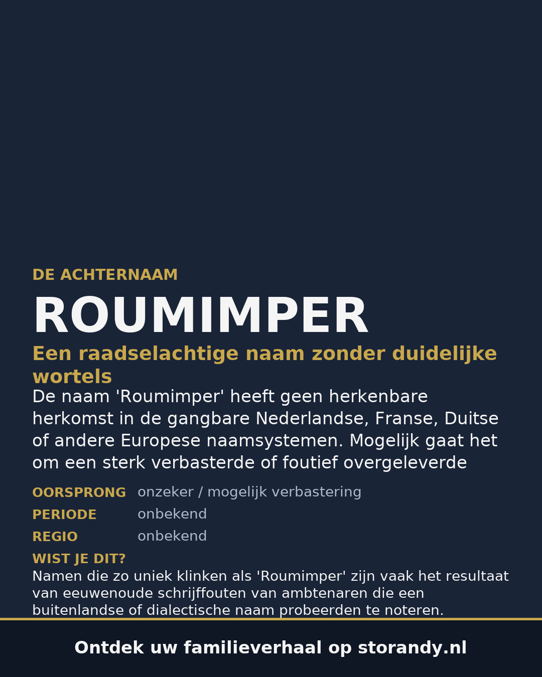 Familiewapen van de achternaam ROUMIMPER