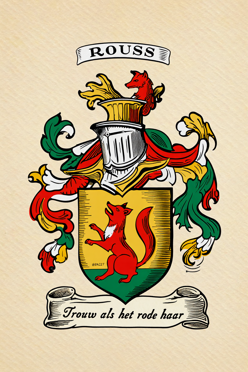 Familiewapen van de achternaam ROUSS