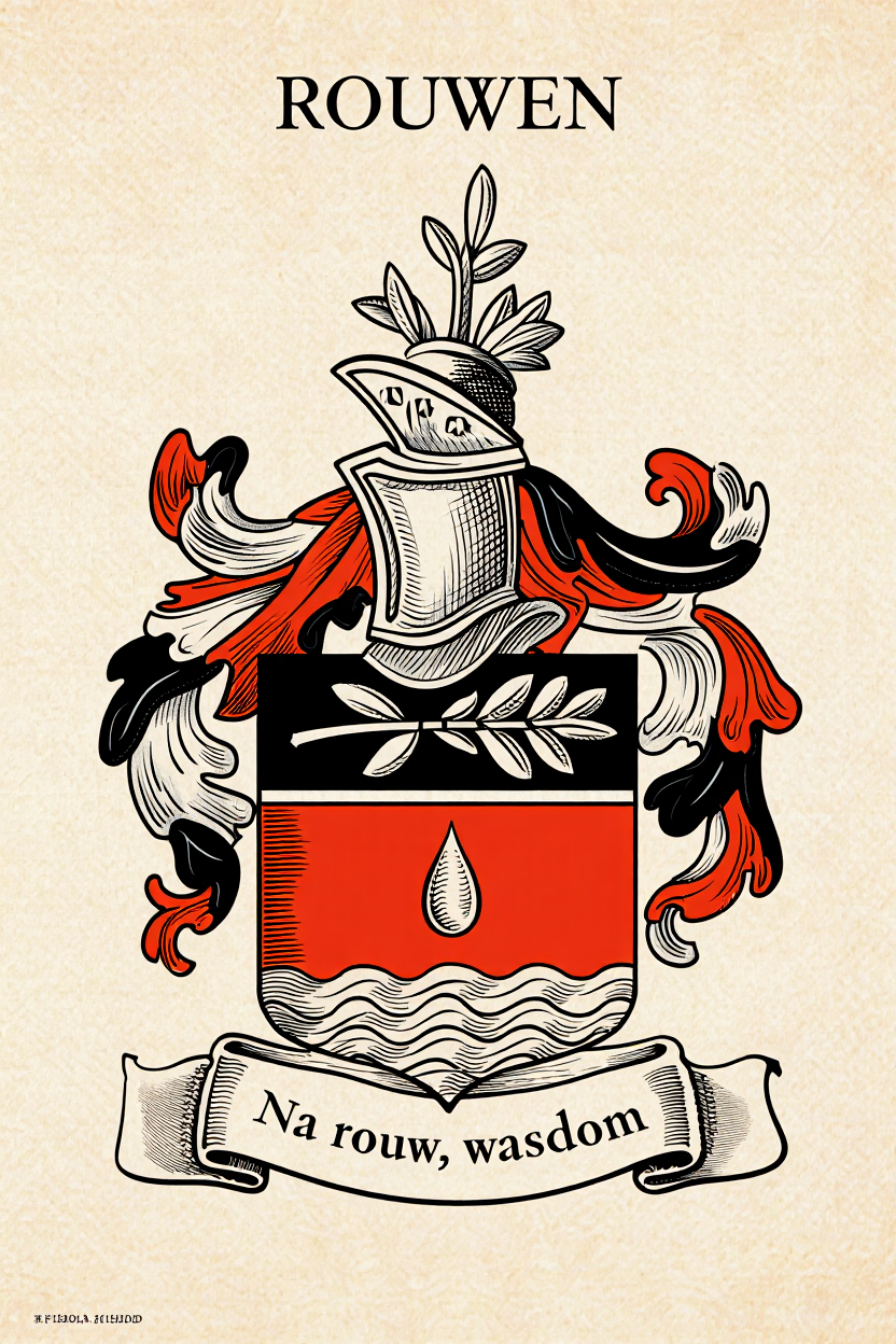 Familiewapen van de achternaam ROUWEN